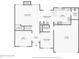First floor plan featuring a kitchen, living room, office, dining room, breakfast nook, laundry room, and garage at 1725 Redbud Way, Cumming, GA 30041
