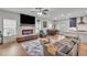Spacious living room with fireplace, hardwood floors, and an open layout perfect for entertaining at 3493 Monarch Ave, Duluth, GA 30096