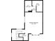 Upstairs floor plan featuring primary bedroom, bath, and walk in closet at 1409 Oakridge Cir, Decatur, GA 30033
