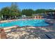 Gorgeous community pool area with plenty of seating, tables, and room to relax and enjoy the water at 850 Cog Hl, Mcdonough, GA 30253