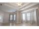 Bright bedroom with large windows, wood flooring and a ceiling fan at 2752 Nautical Way, Villa Rica, GA 30180