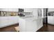 Kitchen showcasing white cabinetry and stainless steel appliances at 7161 Gladstone Cir, Lithonia, GA 30038