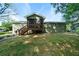 Spacious backyard with a screen porch perfect for enjoying the outdoors at 830 Lee Nw Dr, Marietta, GA 30060