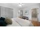 Main bedroom featuring hardwood floors and an attached bathroom at 830 Lee Nw Dr, Marietta, GA 30060