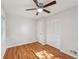 Nice bedroom with hardwood floors, a closet and two windows at 2911 Allegro Nw Dr, Atlanta, GA 30318