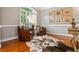 Comfortable office space featuring hardwood floors, leather chairs and soft, natural light at 2930 Burnt Hickory Nw Rd, Marietta, GA 30064