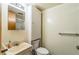 Simple bathroom featuring a sink, toilet, and shower at 3430 Shorelake Dr, Tucker, GA 30084