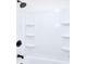 Bright white bathtub and shower combo with black fixtures and built-in shelving at 4551 Salem Rd, Covington, GA 30016