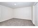 Bedroom with neutral carpet, closet, and recessed lighting offers space and comfort at 4551 Salem Rd, Covington, GA 30016