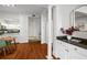 Dining area with hardwood floors conveniently located between the kitchen and the living area at 850 Piedmont Ne Ave # 1409, Atlanta, GA 30308
