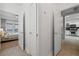 Hallway with easy access to the bedroom, kitchen, and balcony, offering convenience and flow at 850 Piedmont Ne Ave # 1409, Atlanta, GA 30308