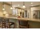 Kitchen featuring granite countertops, stainless appliances, and breakfast bar with seating at 2859 Seagrave Way, Marietta, GA 30066