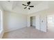 Bedroom with ceiling fan and closet at 9482 Deer Crossing Ln, Jonesboro, GA 30236
