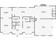 Layout of the home featuring the kitchen, living room, dining room, and garage locations at 9482 Deer Crossing Ln, Jonesboro, GA 30236