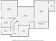 Basement floor plan displays room dimensions and layout; basement includes rooms and storage space at 3580 Bulloch Lake Rd, Loganville, GA 30052