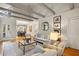 Comfortable living room with hardwood floors, ample seating and open floor plan at 4442 Freeman Rd, Marietta, GA 30062