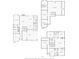 Combined floor plans featuring first floor, basement, and second-floor layouts at 279 Sturry Dr, Mcdonough, GA 30252
