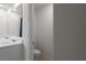 Bathroom vanity featuring a white cabinet and cultured marble countertop at 435 Noblewood Dr, Mcdonough, GA 30252