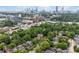 View of the neighborhood showcasing mature trees and skyline, close to city amenities and businesses at 798 Saint Charles Ne Ave # 7, Atlanta, GA 30306