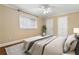 Bright bedroom with wood floors, a ceiling fan, and natural light, complete with neutral decor at 798 Saint Charles Ne Ave # 7, Atlanta, GA 30306