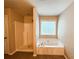 Bathroom with soaking tub and shower at 5584 Dendy Trce, Fairburn, GA 30213