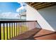 The backyard features a deck and beautiful scenery at 277 Clearview Ct, Villa Rica, GA 30180