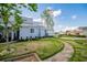 Well-maintained condo with attractive landscaping and stone walkway at 277 Clearview Ct, Villa Rica, GA 30180