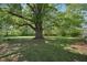 Spacious backyard with mature trees providing shade and a serene atmosphere at 176 Nancy Se Dr, Marietta, GA 30067