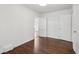 Bright bedroom features hardwood floors, white walls, and lots of natural light at 176 Nancy Se Dr, Marietta, GA 30067