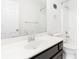 Bathroom with modern sink and faucet, and a tub-shower combo with modern fixtures at 1342 Winborn Nw Cir, Kennesaw, GA 30152