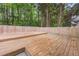 Spacious wooden backyard deck perfect for outdoor entertaining at 2727 Northgate Nw Way, Acworth, GA 30101