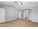 Large main bedroom with wood floors leading to a private bathroom with modern features at 2727 Northgate Nw Way, Acworth, GA 30101