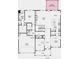 First floor plan featuring a 2-car garage, chef kitchen, dining room, and outdoor living space at 5335 Trescott Path, Cumming, GA 30028