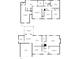 Combined first and second floor plans showing complete layout and dimensions for easy visualization at 2040 Parliament Dr, Lawrenceville, GA 30043