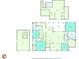 Complete floor plan set showing room and total layouts of each level at 2841 Bettis Ct, Marietta, GA 30066