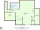 Floor plan of the home with labeled rooms and dimensions including an attic, bath and Gathering room at 2841 Bettis Ct, Marietta, GA 30066