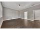 Open main bedroom with hardwood floors and ensuite bathroom, providing a comfortable retreat at 2841 Bettis Ct, Marietta, GA 30066