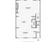 Main level floorplan includes kitchen, dining room, and Gathering room at 404 Wade Creek Rd, Alpharetta, GA 30009