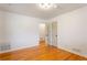 A bright bedroom with hardwood floors and white walls at 975 Shirley Se St, Smyrna, GA 30082