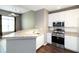 Contemporary kitchen equipped with stainless steel appliances and stylish countertops at 10 Ne Perimeter Summit Ne Blvd # 4428, Brookhaven, GA 30319