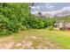 Expansive backyard with lush greenery and mature trees at 51 Legend Creek Way, Douglasville, GA 30134