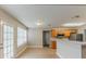 Bright dining area with a door to the patio and an open layout into the kitchen at 51 Legend Creek Way, Douglasville, GA 30134