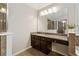 Bathroom with granite countertops, vanity and walk-in shower at 280 Lakestone Pkwy, Woodstock, GA 30188