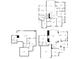 Floor plan showing layouts for first, second, and third floor of house at 280 Lakestone Pkwy, Woodstock, GA 30188