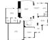 Detailed floor plan showcasing layout of bedroom, kitchen, garage and living spaces at 280 Lakestone Pkwy, Woodstock, GA 30188