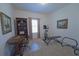 The workout room features exercise equipment and a built-in bookcase at 516 Barnwood Dr, Rockmart, GA 30153