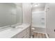 Bathroom with vanity, toilet, and tub/shower combination at 2020 Buckingham Ct, Decatur, GA 30035