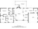 Detailed floor plan showcasing the layout of the home's first floor at 2814 Brackenwood Dr, Snellville, GA 30039