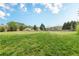 Overiew of a large fenced backyard with mature trees around the perimeter for added privacy at 1316 Durham Ter, Mcdonough, GA 30252