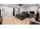 Bedroom with a bed, desk, and TV with view to outside from the window at 1431 Waterford Green Dr, Marietta, GA 30068